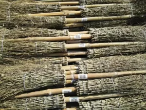Chinese traditional bamboo brooms